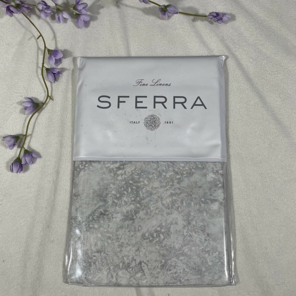 NIB SFERRA Pallani KING Pillow Sham in Lunar Watercolor [SZ 21 x 36 ]‎